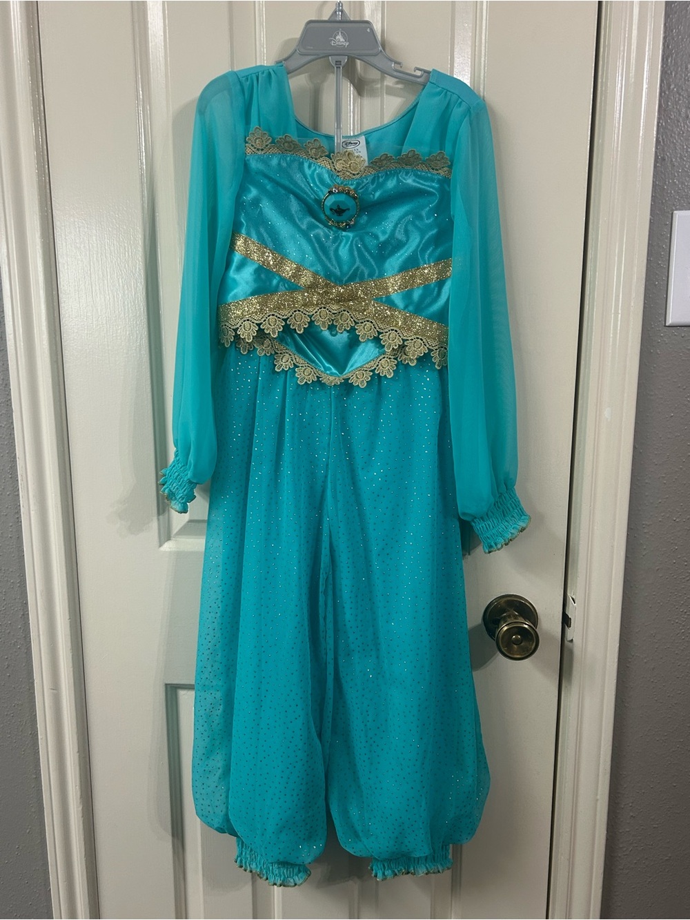 Disney’s Princess Jasmine costume 5/6 NWOT Shoes Lightly Worn 11.5